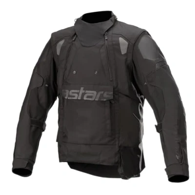 Abbildung von Alpinestars Halo Drystar Motorrad Textiljacke Schwarz/Schwarz L