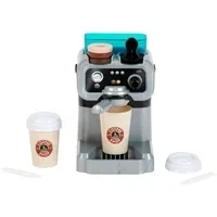 Abbildung von Theo Klein 9510 Barista Kaffeemaschine I Mit Wassertank und Durchlauffunktion Inkl. Kaffeepads, Stempel, Bechern u.v.m. Spielzeug für Kinder ab 3 Jahren