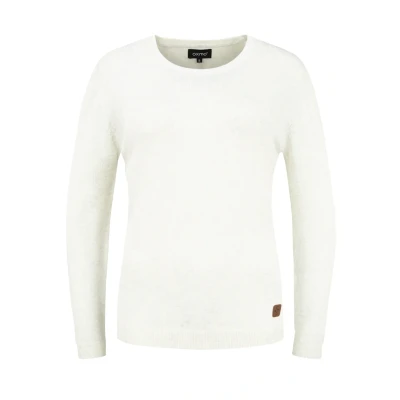 Abbildung von Oxmo Oxedda Strickpullover, Damen, Größe: Large, Oyster gre
