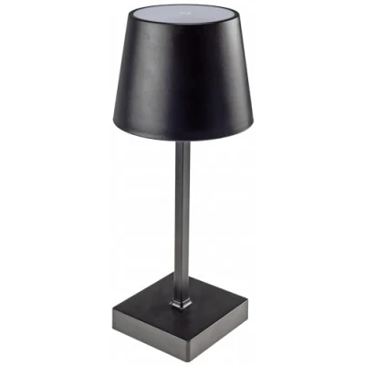 Abbildung von ChiliTec Tischleuchte LED 26cm, Schwarz 3xAAA Batterie, dimmbar, Licht Warmweiß