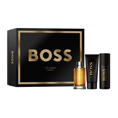 Abbildung von Hugo Boss The Scent For Man Set Eau de Toilette, 100 ml + Spray Deodorant, 150 Duschgel,