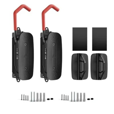Abbildung von HOKO VELO 30 2er set Fahrradhalterung Wandmontage mit Hinterrad Halterung Seitlich schwenkbar, platzsparend &amp; stabil, perfekt als Geschenk Belastbar bis kg für Mountainbike, Rennrad Stadtrad