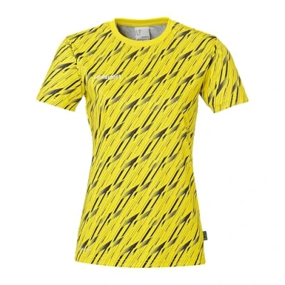 Abbildung von uhlsport Tshirt print, Damen, Größe: Medium, Limonengelb