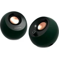 Abbildung von CREATIVE Pebble Pro (Schwarz) USB C PC Lautsprecher mit Bluetooth 5.3 und anpassbarer RGB Beleuchtung, Audio Headset /Mikrofonanschluss