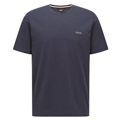 Abbildung von BOSS MIX AND Match Nachtwäsche Shirt, Herren, Größe: Small, Dark blue