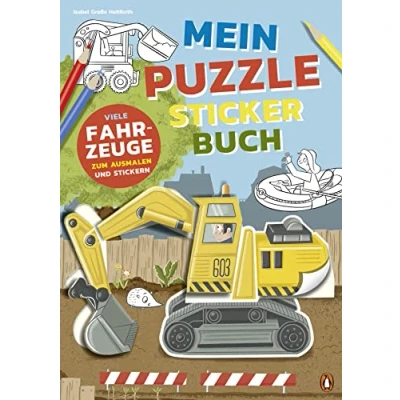 Abbildung von Mein bunter Puzzle Sticker Spaß Fahrzeuge (Die Reihe, Band 1)