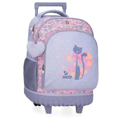 Abbildung von Enso So Pretty Rucksack mit 2 Rädern, Mehrfarbig, 33 x 44 21 cm, Polyester, bunt, 33x44x21 cms, Rädern