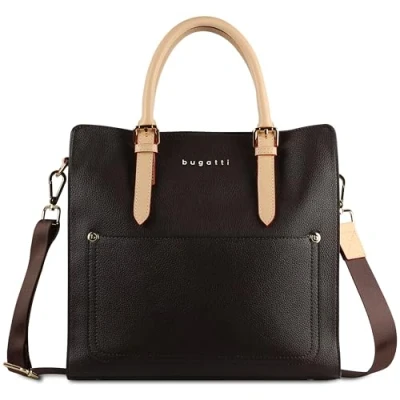 Abbildung von bugatti Handtasche, Damen, Größe: One Size, Dunkelbraun