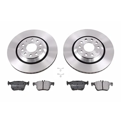 Abbildung von VAICO V10 6630 Bremsscheiben und beläge Hinterachse Belüftet VOLKSWAGEN: Passat B8 Variant, Golf 7 Schrägheck, AUDI: A3 Sportback