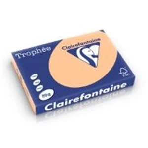 Abbildung von Clairefontaine Kopierpapier Trophee A3 80g/qm VE=500 Blatt aprikose