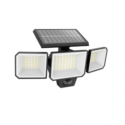 Abbildung von Philips Outdoor Solar Nysil Wand Sicherheitslicht 8,7W, Tageslicht und Bewegungssensor, 5000 Kelvin, IP44 wetterfest, schwarz