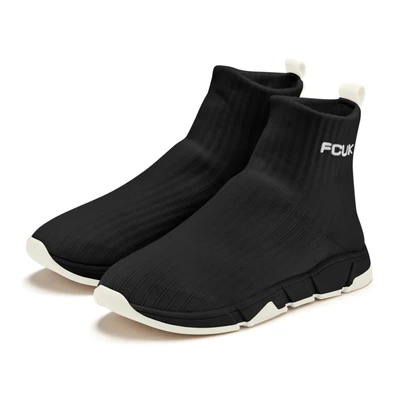 Abbildung von FCUK Sneaker, Freizeitschuh, Sock High Top Stiefelette, Halbschuh