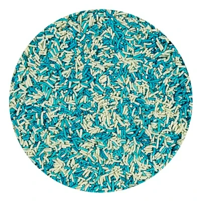 Abbildung von BrandNewCake® Schokoladenstreusel Blau/Weiß 700g Perfekt für Kuchen und Torten Dekoration Streudose Backzubehör