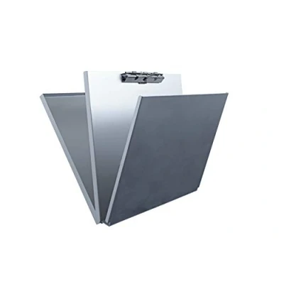 Abbildung von Läufer 00170 A Holder Klemmbrett auf Formularhalter, mit Fach und Zwischenlage, oben öffnend, gezahnte Klemme, für DIN A4, robustes aluminum, Silber