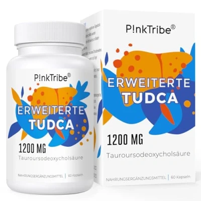 Abbildung von TUDCA Supplement 1200mg pro Portion, 60 Kapseln, Ultra Strength Tauroursodeoxycholic Acid, Erstklassige Qualität