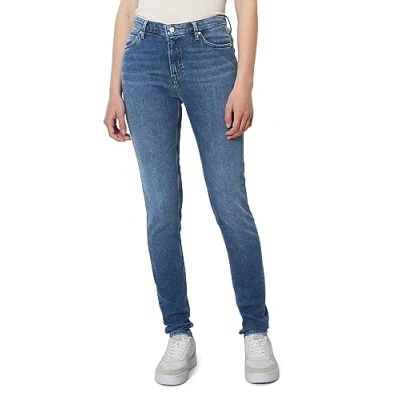 Abbildung von Marc O&#039;Polo Denim Jeans Skinny Fit, Damen, Größe: 28x30, Multi fresh dark blue
