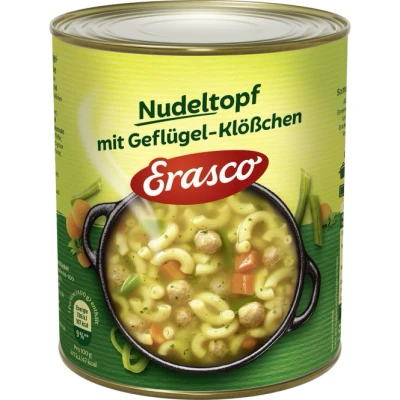 Abbildung von Erasco Nudeltopf mit Geflügel Klößchen 800G