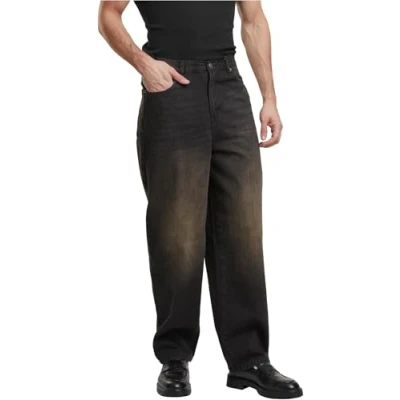 Abbildung von Urban Classics Jeans Relaxed Fit, Herren, Größe: 40, Black 2000 washed