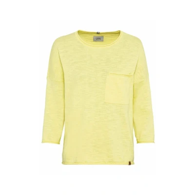 Abbildung von camel active Leichter Strickpullover, Damen, Größe: Small, Limoncello