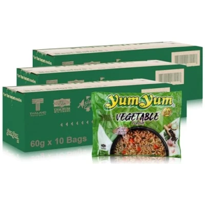 Abbildung von 30 x 60g Instant Nudeln mit VEGETABLE / GEMÜSE Geschmack YumYum