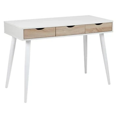 Abbildung von ACTONA GROUP Schreibtisch &quot;Neptun&quot;, Bürotisch, Arbeitstisch, mit 3 Schubladen, Breite 110 cm