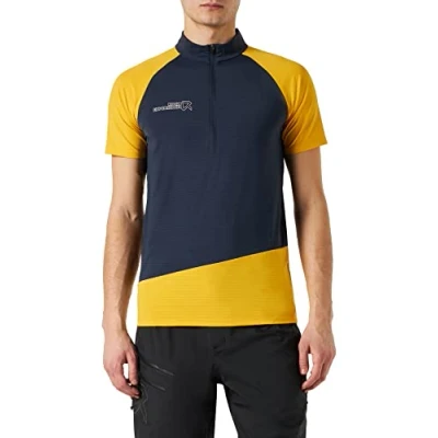 Abbildung von ROCK EXPERIENCE REMT01671 Merlin SS HZ T Shirt Men 1330 Blue Nights+0531 Old Gold L