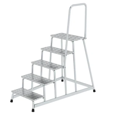 Abbildung von Munk Arbeitspodest 50045 starr Handlauf 5 Stufen