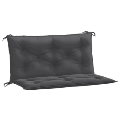 Abbildung von vidaXL Sitzauflage Gartenbank Auflagen 2 Stk. Melange Anthrazit 100x50x7 cm Stoff, (1 St)