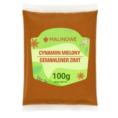Abbildung von Malinowe Zimt gemahlen 100g Gemahlener Zimtpulver