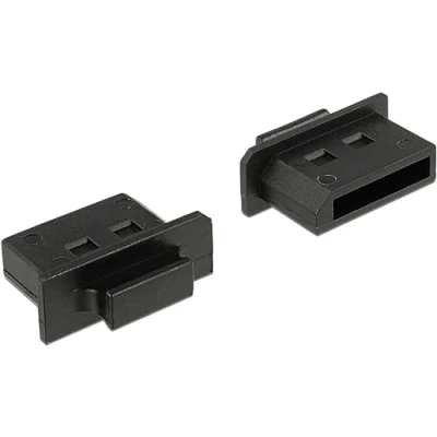 Abbildung von DELOCK Staubschutz für Displayport Buchse mit Griff 10 Stück schwarz