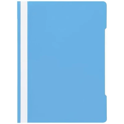 Abbildung von Conipa® 25 x Schnellhefter Hellblau DIN A4 (Set) mit Beschriftungsfeld PP Kunststoff (Plastik) Hefter &amp; Mappe für Schule Büro (stabil) Heft Mappen Organisation (PVC frei) transparentes Deckblatt