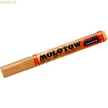 Abbildung von Molotow Permanentmarker One4All 227 HS nachfüllbar 4mm ockerbraun hell