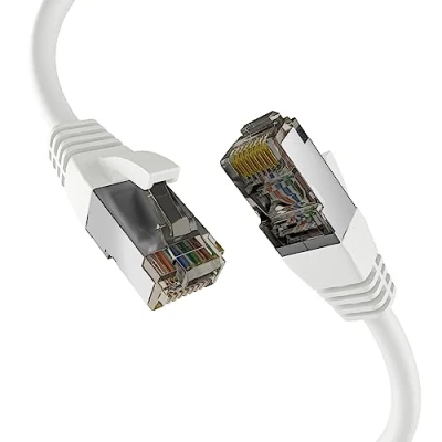 Abbildung von EFB Elektronik CAT8.1 WEISS 5m RJ45 PATCHKABEL S/FTP PIMF