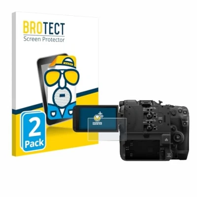 Abbildung von BROTECT Entspiegelungs Schutzfolie für Canon EOS C400 (2 Stück) Matte Displayschutz Folie, Anti Reflex, Fingerprint