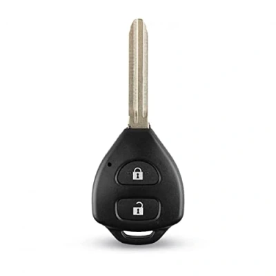 Abbildung von 2 Tasten Uncut Toy43 Blade Autoschlüssel Gehäuse der Fernbedienung Ersatzzubehör Shell Case Cover Fob für Toyota Corolla RAV4