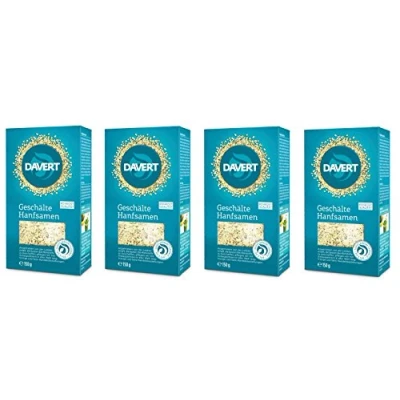 Abbildung von Davert Hanfsamen geschält, 4er Pack (4 x 150 g) Bio