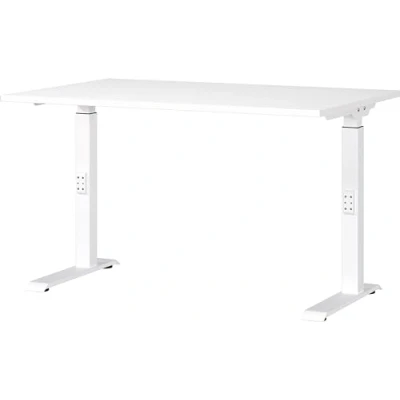Abbildung von GERMANIA Schreibtisch &quot;Mailand, mechanisch höhenverstellbar,&quot;, in Breitenvariante 120 180 cm, Made Germany