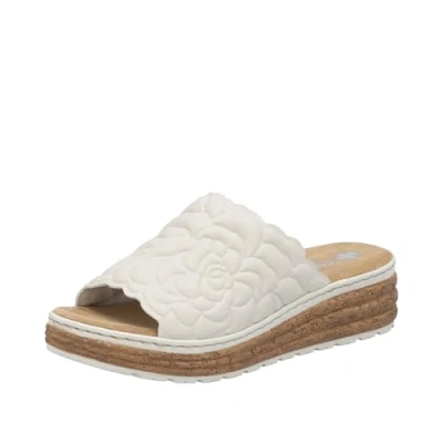 Abbildung von Rieker Pantolette Sommerschuh, Schlappen, Hausschuh mit weicher Innensohle