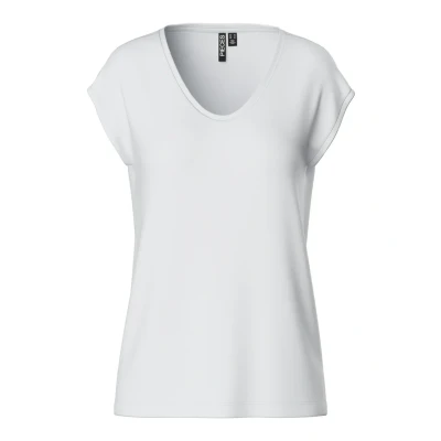 Abbildung von Pieces Pcbillo Solid NOOS BC Tshirt basic, Damen, Größe: XL, Bright white