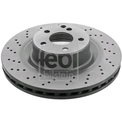 Abbildung von FEBI BILSTEIN 44032 Bremsscheibe Vorderachse 345,1 32 5 112 gelocht/innenbel. beschichtet hochgekohlt MERCEDES BENZ: S Klasse Coupe