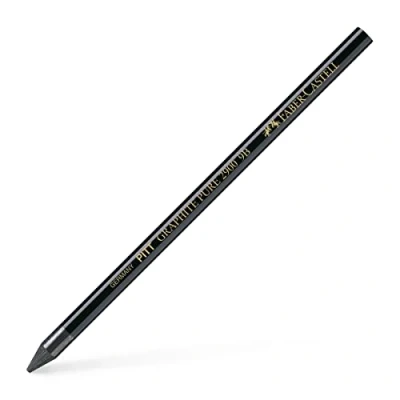 Abbildung von 6 x Faber Castell Graphitkreide Pitt monochrom Graphite Pure schwarz 9
