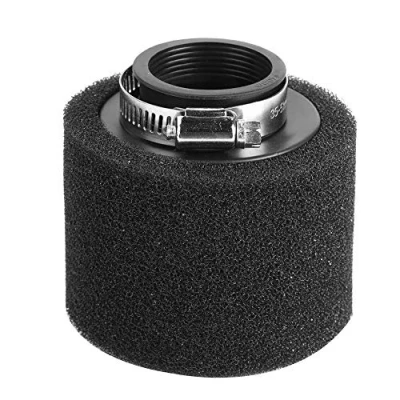 Abbildung von Akozon Filter Air Pod Intake Luftfilter Clamp Gummi Universal Doppelschicht Stahl für Motorrad Pit Dirt ATV 50ccm / 110ccm 125ccm 140ccm 150ccm 160ccmSchwarz (40mm)