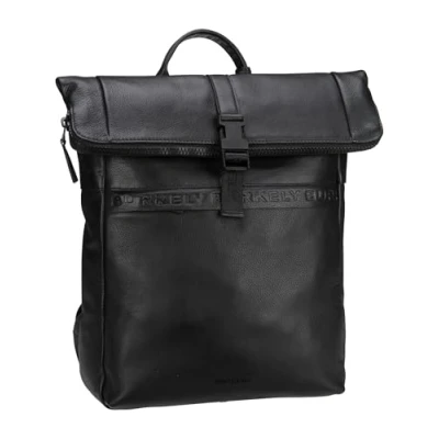 Abbildung von Burkely Minimal Mason Rolltop 14 Tagesrucksack, Größe: One Size, Black