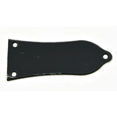 Abbildung von KAISH 2 lagige, weiß schwarze Blanko Gitarren Halsstababdeckung, 3 Löcher, für Epiphone Style Les Paul LP