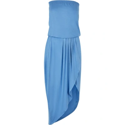 Abbildung von Urban Classics Bandeau Maxikleid, Damen, Größe: 4XL, Horizonblue