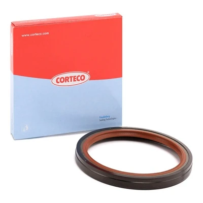 Abbildung von CORTECO 20018246B Kurbelwellendichtring getriebeseitig FPM (Fluor Kautschuk) OPEL: Kadett C Caravan, Vivaro A Kastenwagen, RENAULT: 4 Kombi