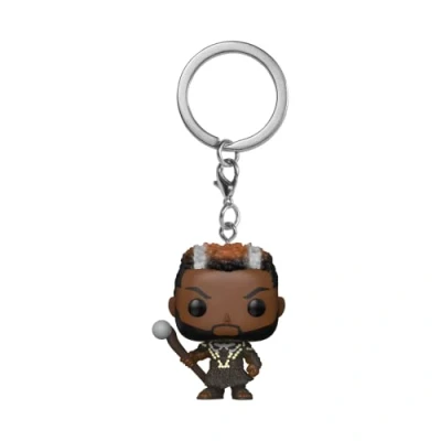 Abbildung von Funko Pop! Keychain Black Panther: Wakanda Forever M&#039;Baku Neuartiger Schlüsselanhänger Vinyl Minifigur Zum Sammeln Strumpffüller Geschenkidee Offizielle Handelswaren Movies Fans