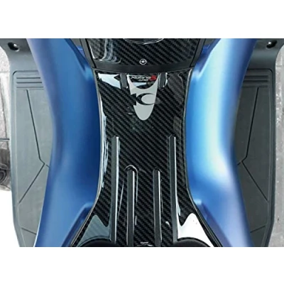 Abbildung von labelbike 3D Gel Harz Aufkleber Dekoration und Schutz des Motorrad Trittbretts kompatibel für Kymco XCITING S 400 2018 2023