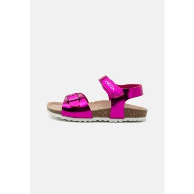 Abbildung von Geox Adriel GIRL Riemensandalette für Kinder, Größe: 32, Fuchsia Schuhe