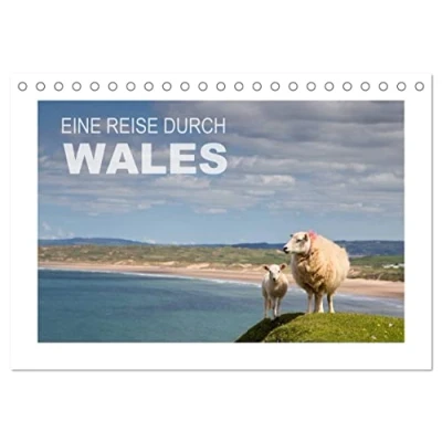 Abbildung von Eine Reise durch Wales (Tischkalender 2025 DIN A5 quer), CALVENDO Monatskalender